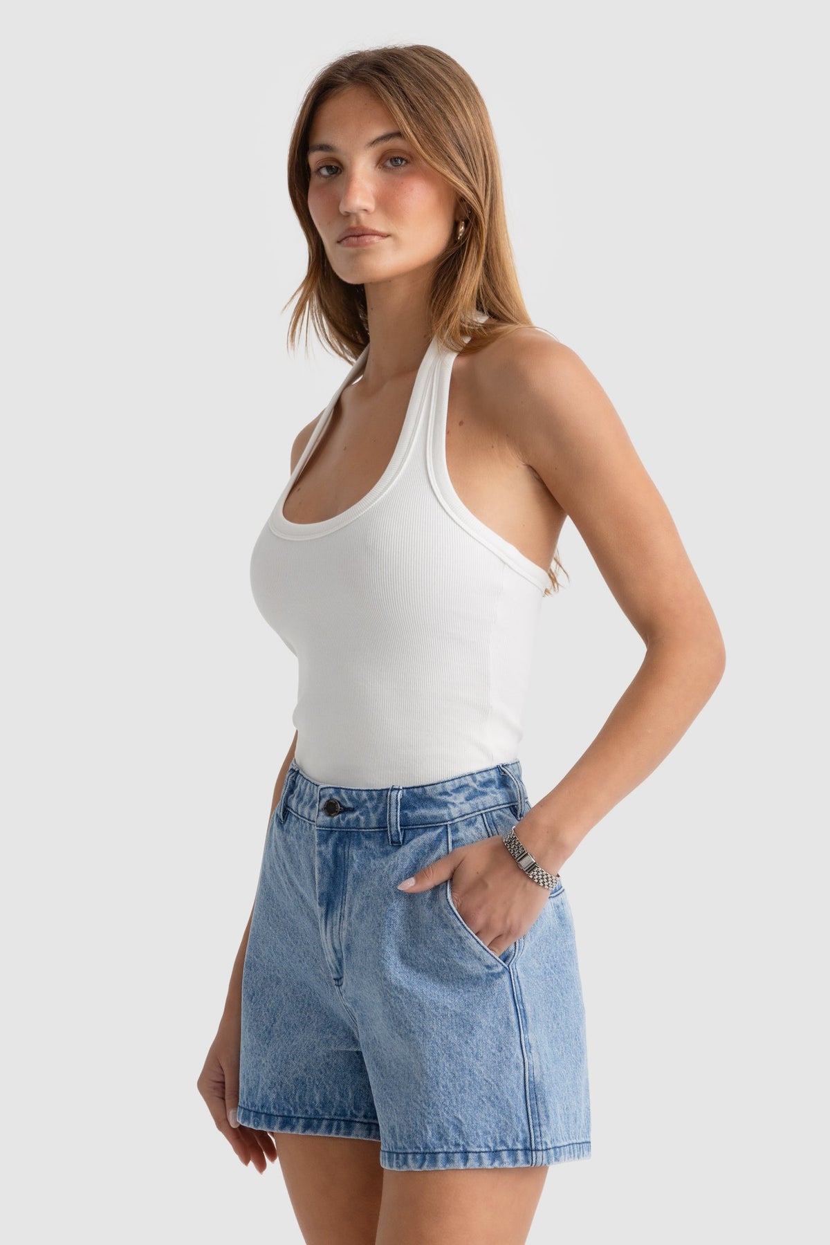 ORTC - Benni Denim Short Light -  Blue