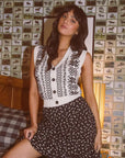 ALL ABOUT EVE - Fleetwood Knit Vest – Vintage White