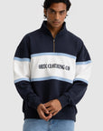 ORTC - Heritage Panel Quarter Zip - Navy