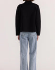 STAPLE THE LABEL- AIDEN CROP COATIGAN BLACK UT250880