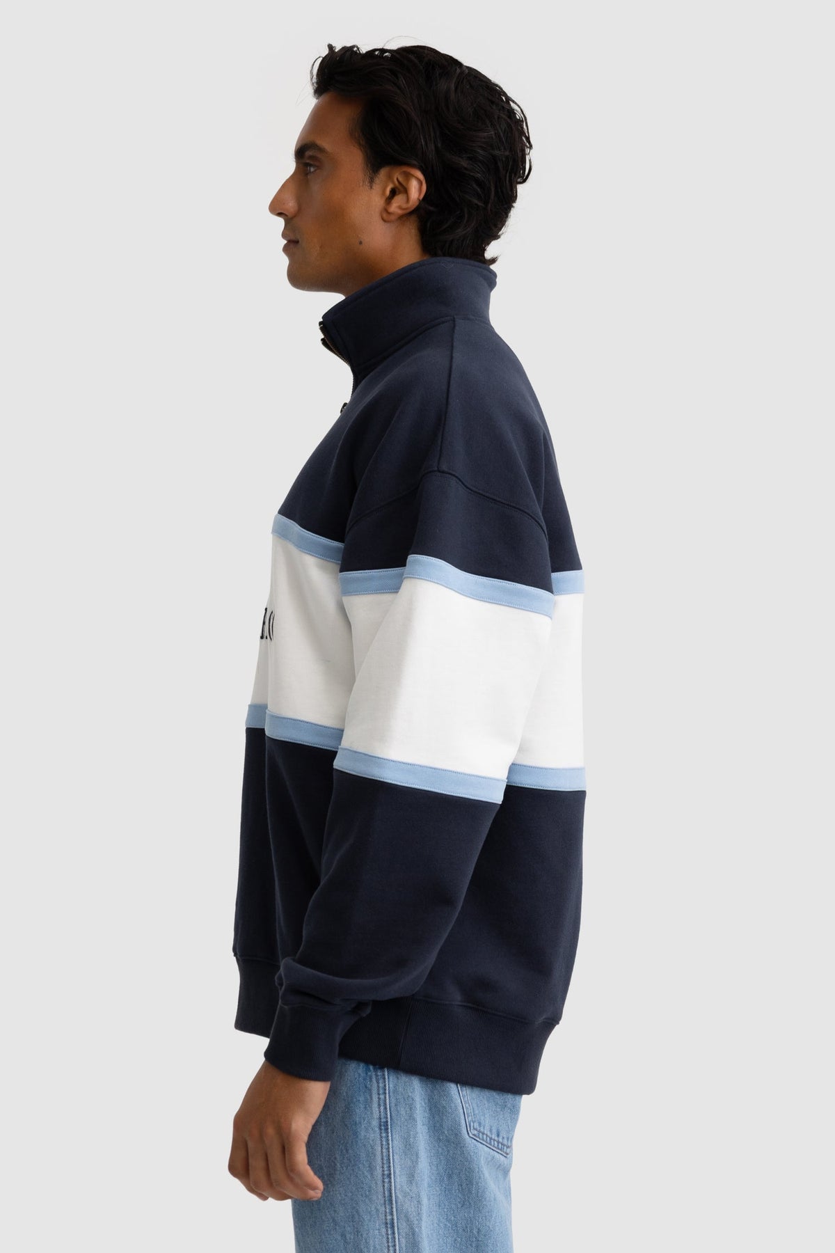 ORTC - Heritage Panel Quarter Zip - Navy