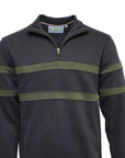 BRIDGEPORT - Fleece Half Zip Top - Carbon