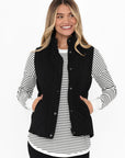 GORDON SMITH Brighton Puffer Vest - Black