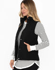 GORDON SMITH Brighton Puffer Vest - Black