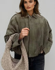 SMAIBULUN- Khaki Bomber Jacket