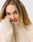 CARTEL AND WILLOW- Sienna Knit - Oat Marle       CW25506OM