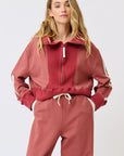 CARTEL AND WILLOW - Annie Sweater.  Dusty Rose