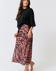 CARTEL & WILLOW - Carys Skirt. Zebra