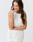 CARTEL & WILLOW - Gianna Top. Vanilla
