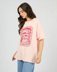 ALL ABOUT EVE - Anchor Relaxed Tee - Rose