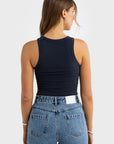 ORTC - Evie Fitted Racerback Tank - Navy