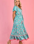JAR OF HEARTS- Gigi Maxi Dress.  Bubblegum Roses