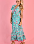 JAR OF HEARTS- Gigi Maxi Dress.  Bubblegum Roses