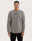 KISS CHACEY - Griffith Dual Curved Sweater - Pigment Frost Grey