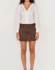 MINK PINK - Daria Corset Blouse - White