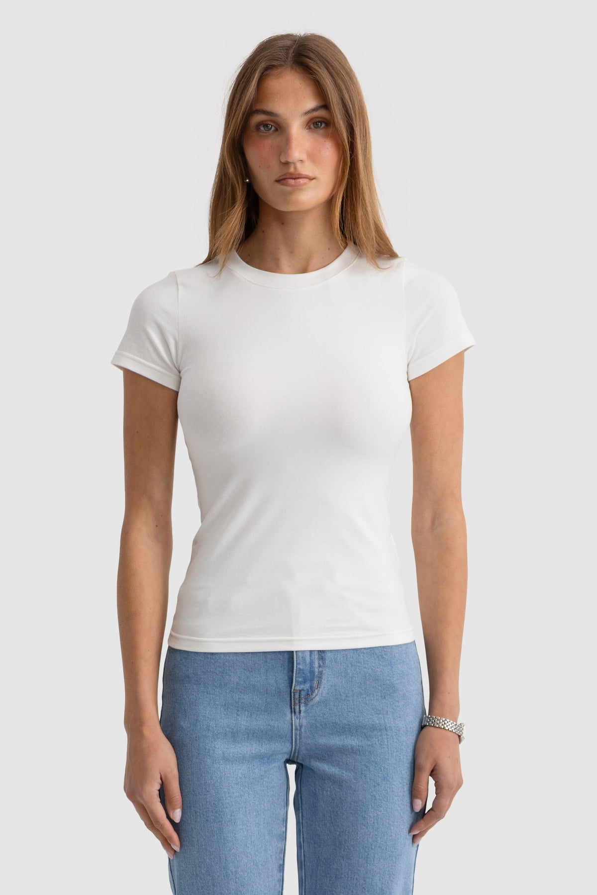 ORTC - Evie Fitted T- Shirt - White