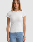 ORTC - Evie Fitted T- Shirt - White