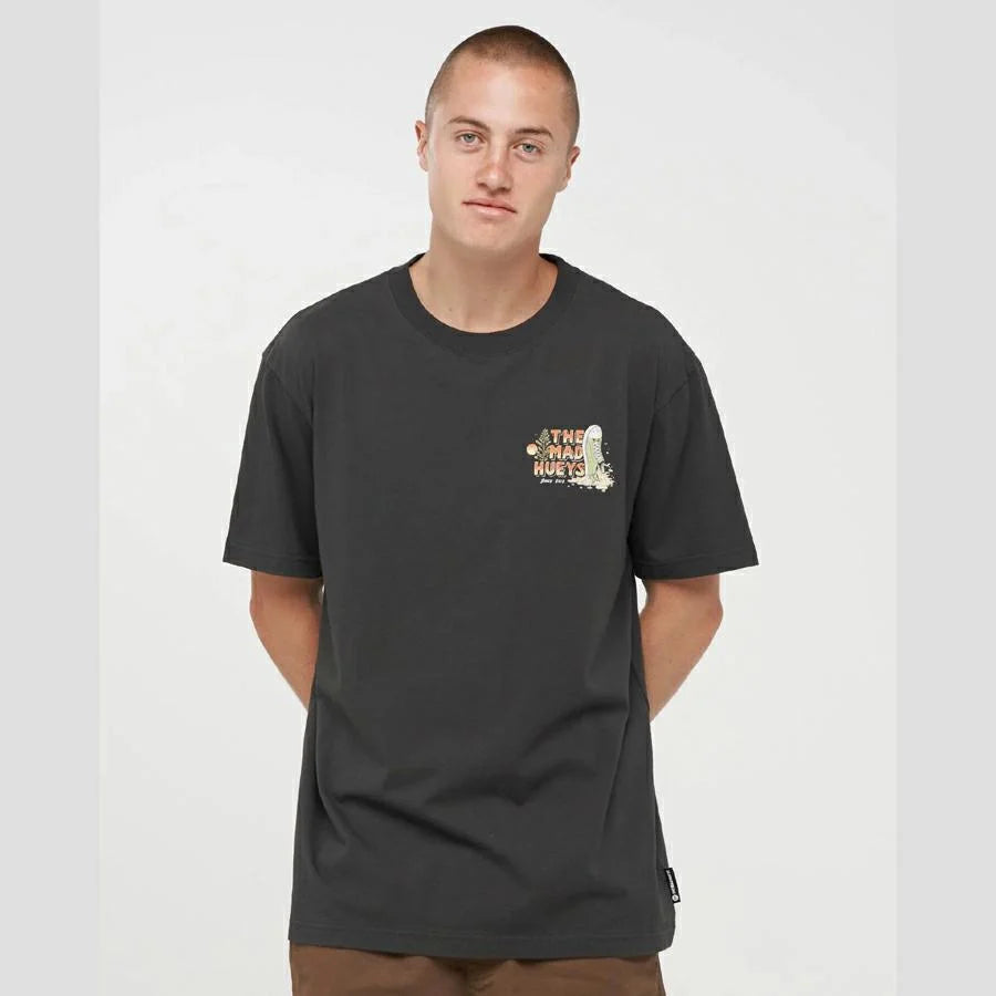 THE MAD HUEYS - Shoey Bar SS Tee - Vintage Black