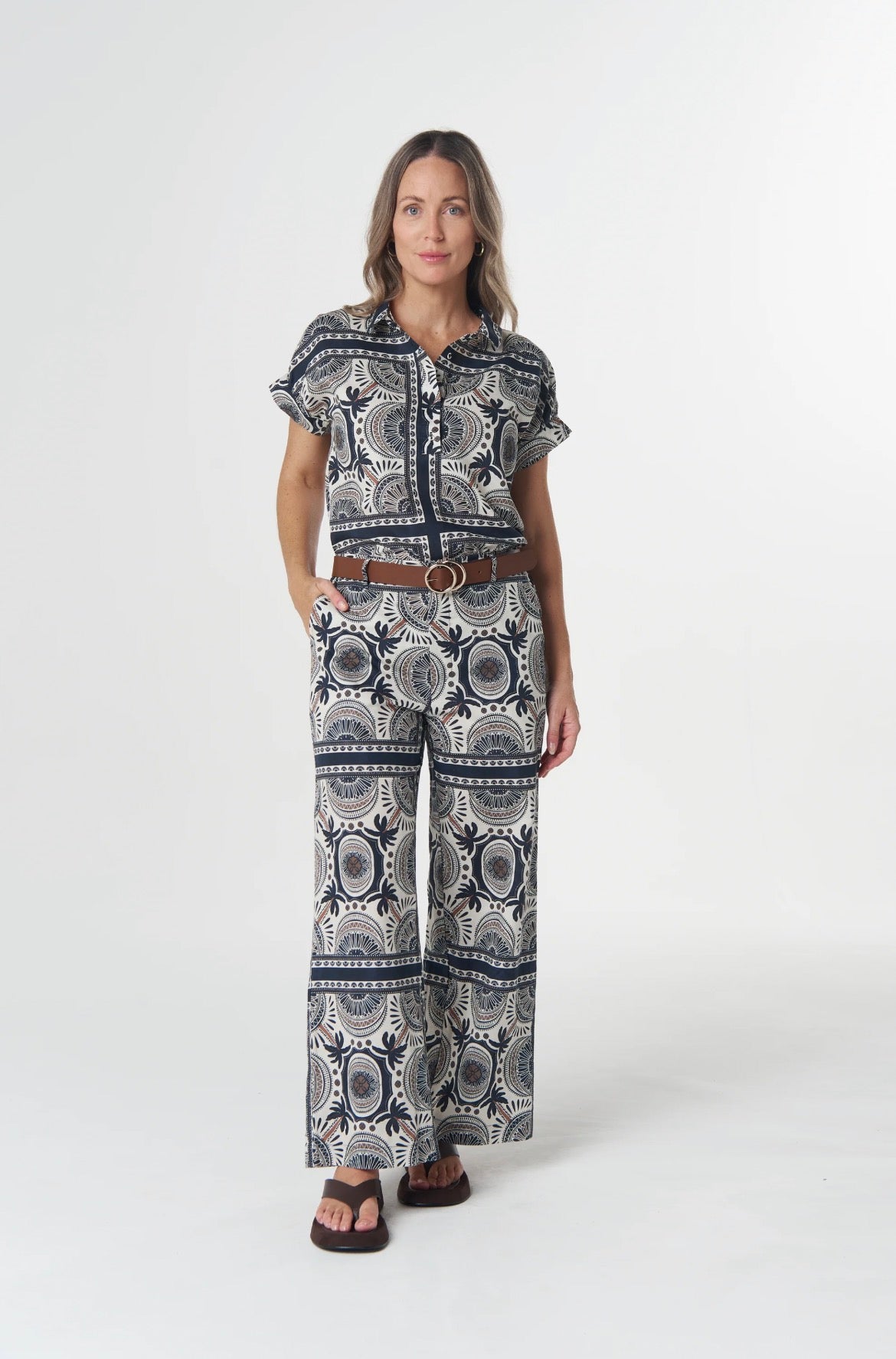 GOONDIWINDI - Desert Palm Print Pant
