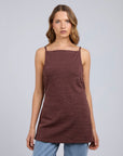 SILENT THEORY - Riviera Top - Brown