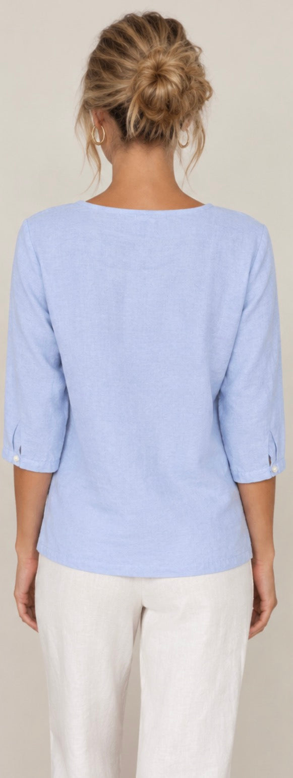 MAGLIA - Lux Annie 3/4 Top - Powder