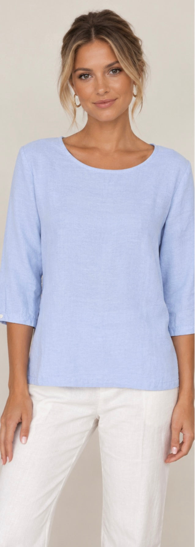 MAGLIA - Lux Annie 3/4 Top - Powder