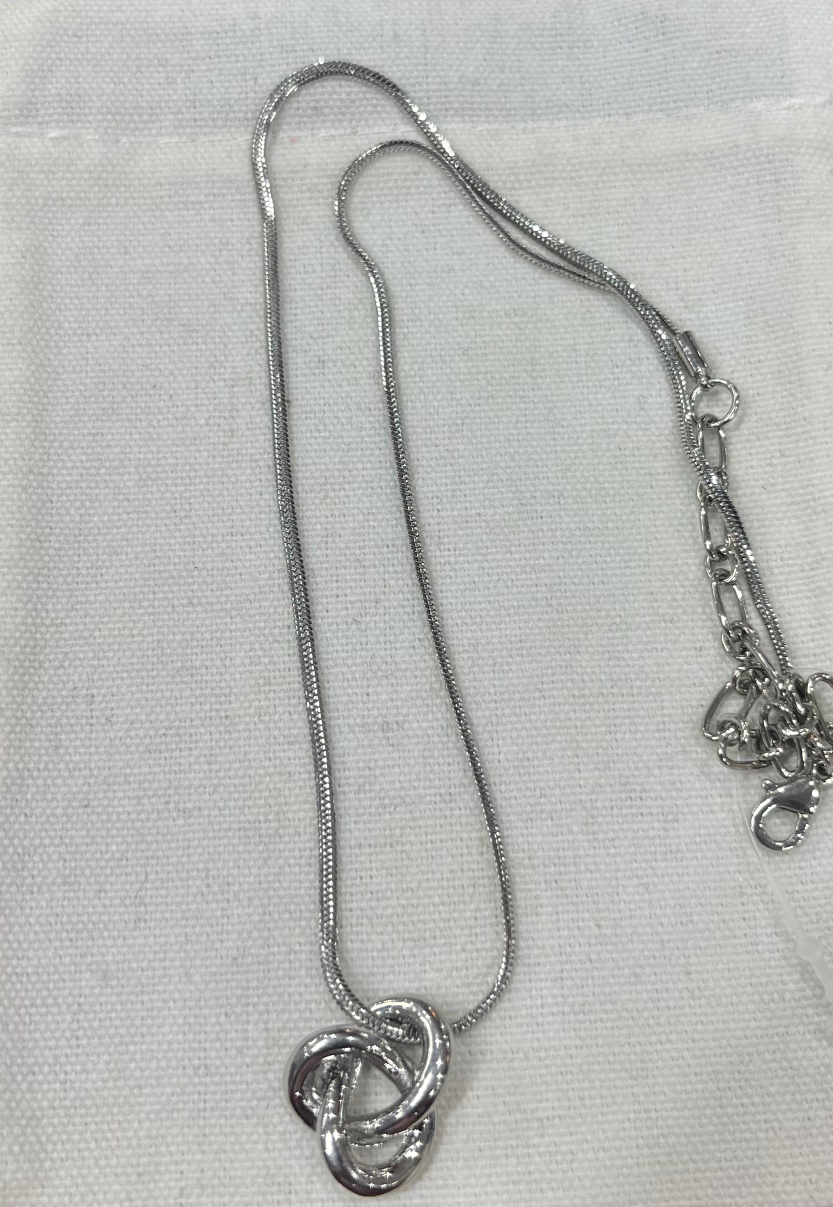 STELLA + GEMMA - Silver Charm Necklace