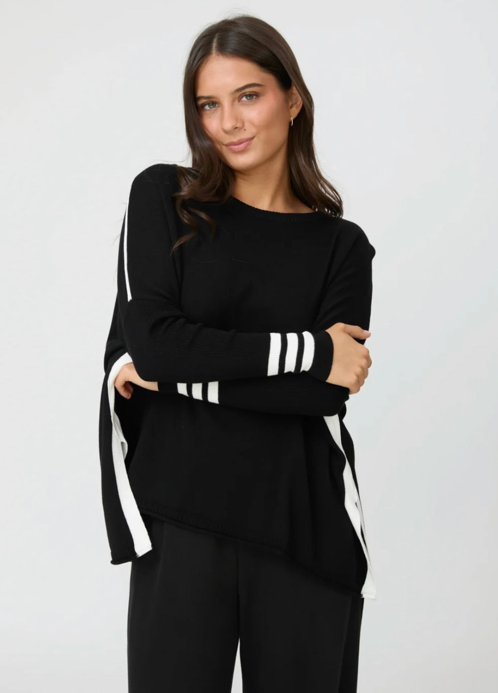 STELLA + GEMMA - Farah Knit - Black/Milk