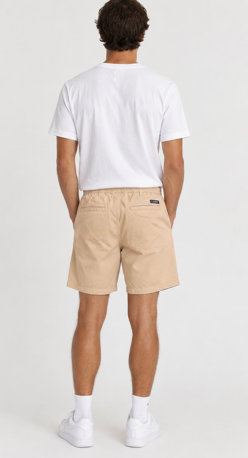 LE SHORT - Cotton Short - Sand