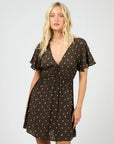 ALL ABOUT EVE - Emelia Skater Dress - Brown