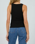 SILENT THEORY - Ella tank - Black