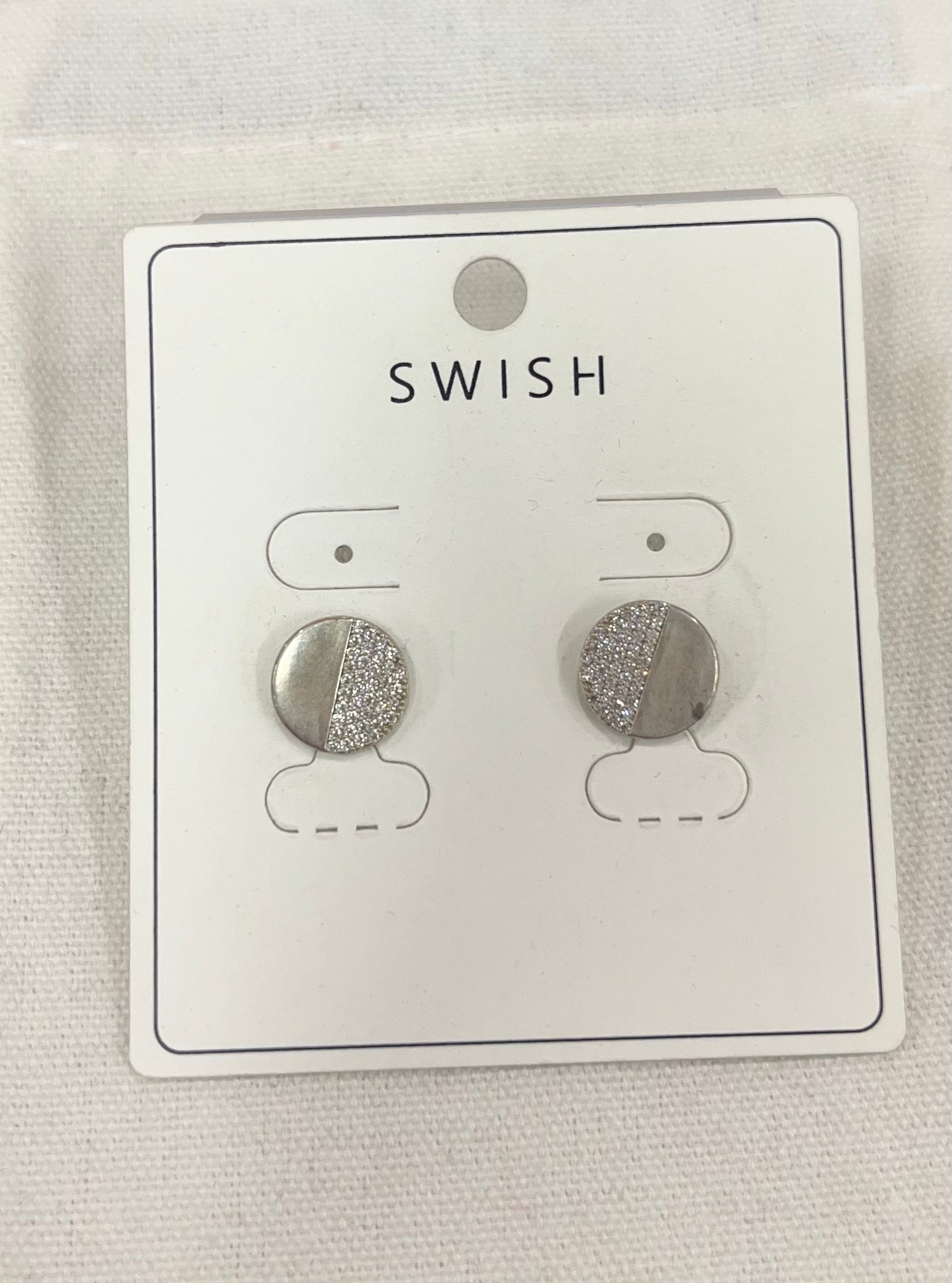 SWISH - Silver Earrings