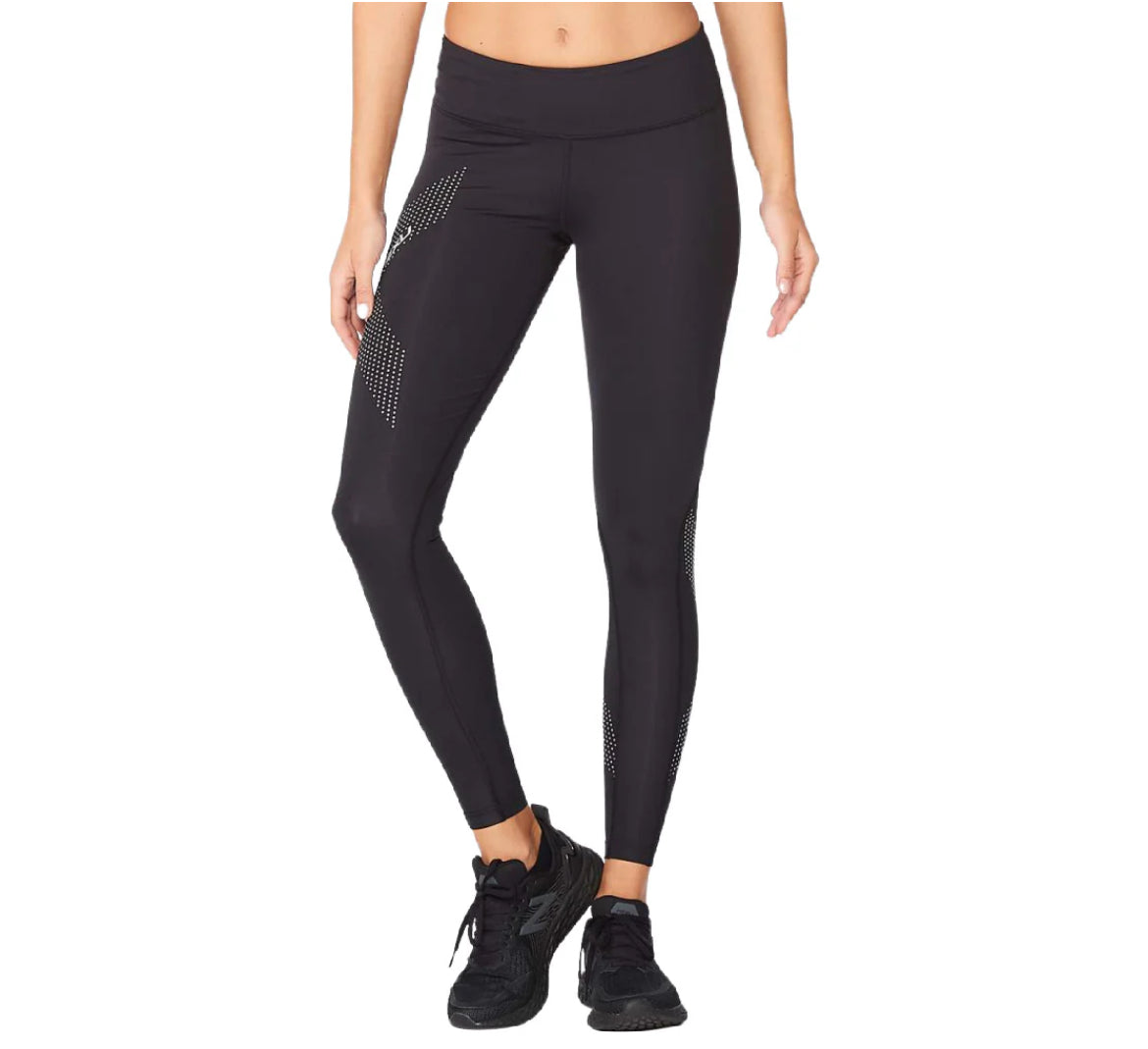 2XU - Motion Mid Rise Comp Tights - Black
