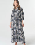 GOONDIWINDI - Desert Palm Print Dress