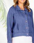 MAGLIA - Lux Abbie Trim Jacket - Denim