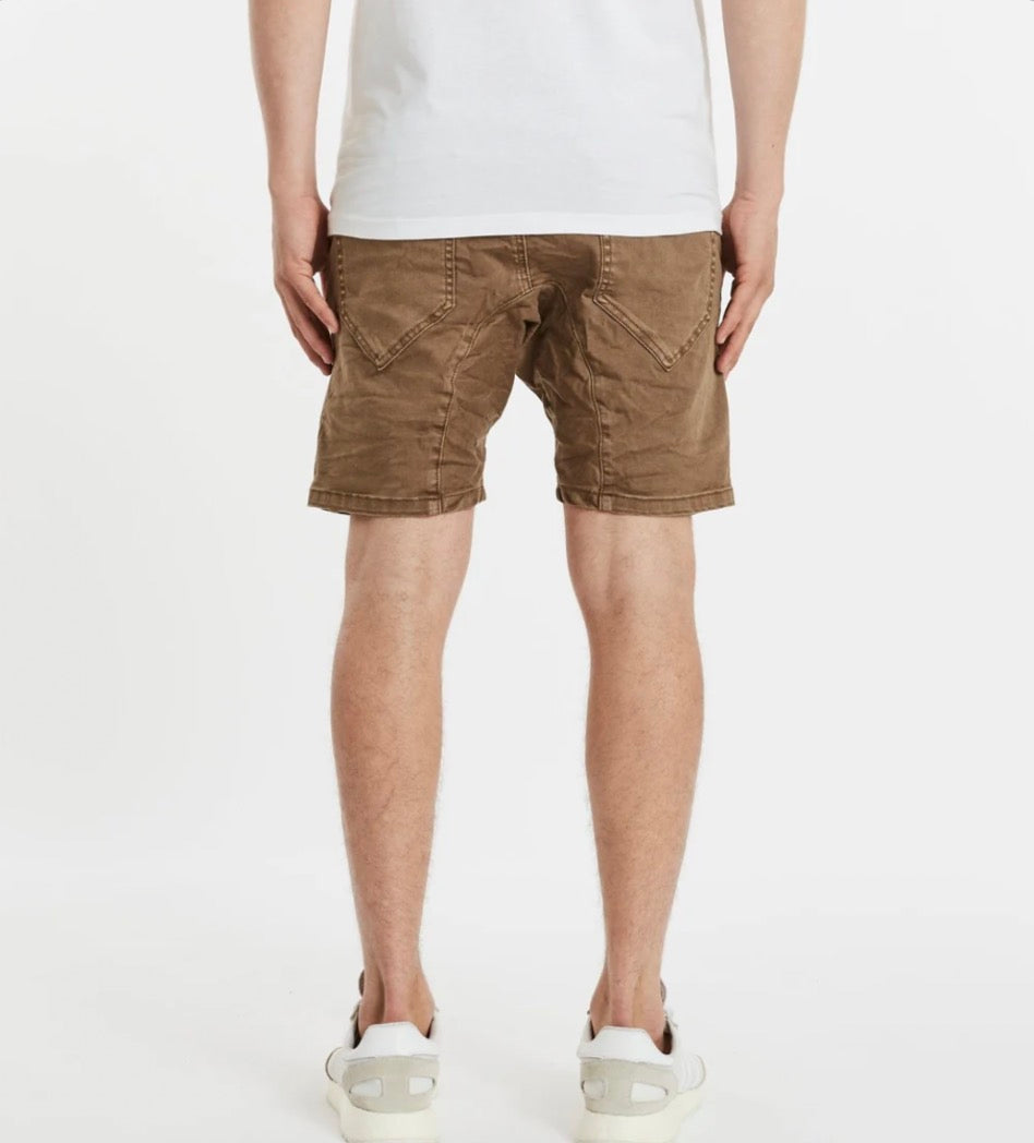 NENA AND PASADENA - Hellcat Denim Short - Tobacco
