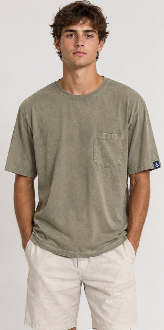 NAVY &amp; NORTH - Gunmetal T Shirt