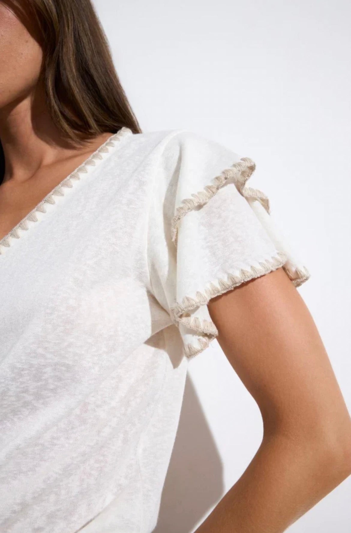 TINTA - Camiseta Galena Shirt - Natural
