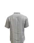 BACK BAY - Linen Stripe Short Sleeve Shirt