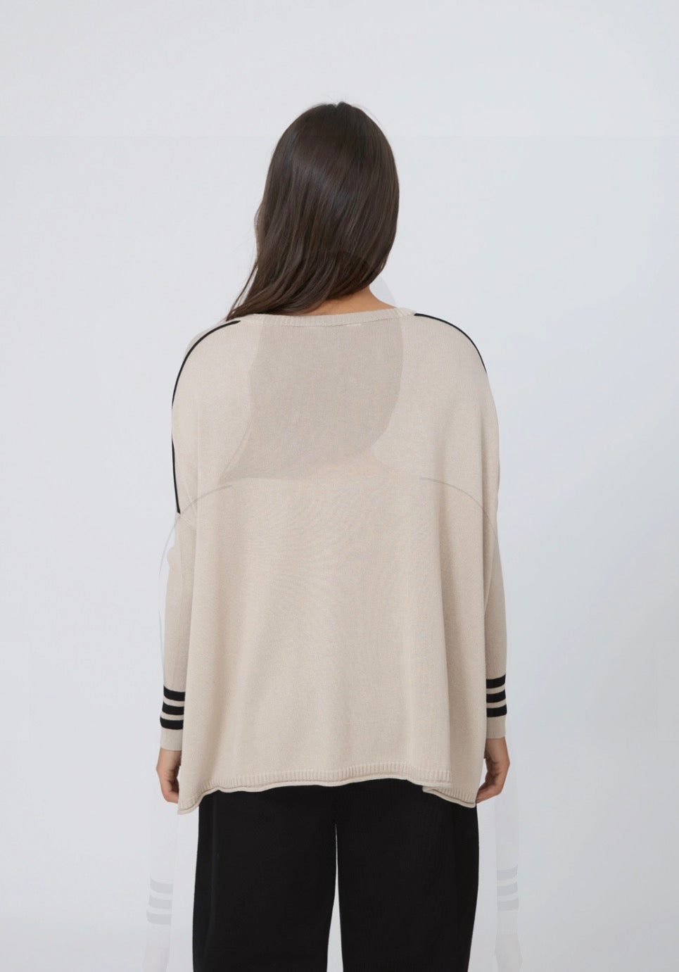 STELLA + GEMMA - Farah Knit - Natural/black