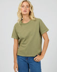 ALL ABOUT EVE - Washed Tee - Khaki