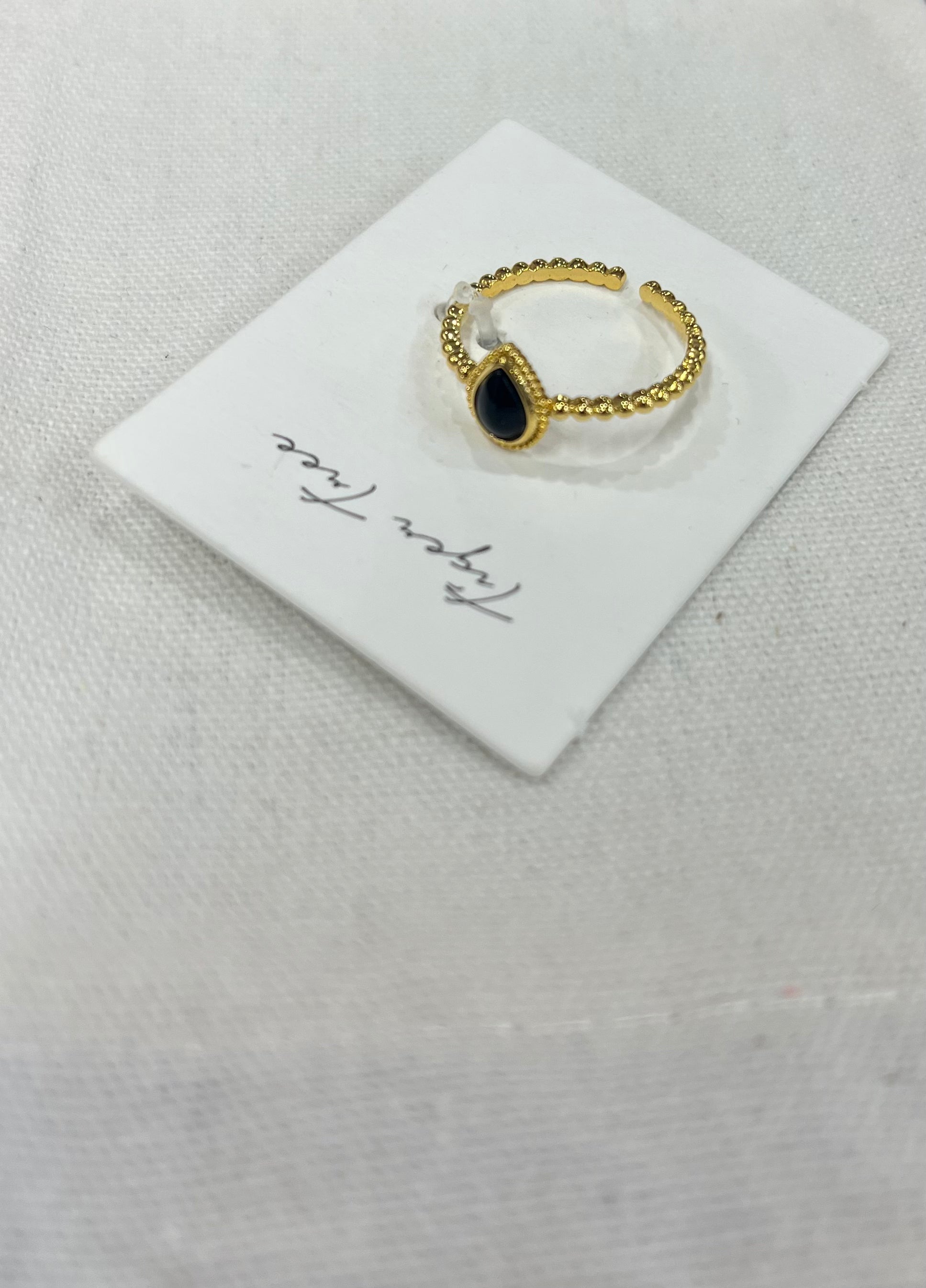 TIGER TREE - Gold and Black Ring