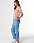 CLOTH + PAPER + SCISSORS - Sun Chaser Short Sleeve Polo - Sky ride Blue