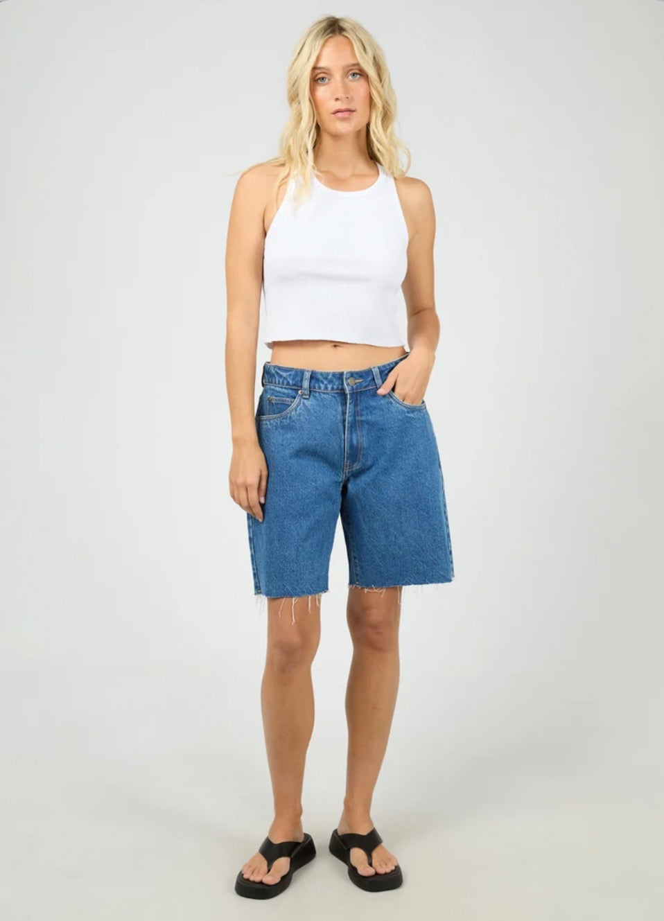 ALL ABOUT EVE - Lexie Denim Jort - Heritage Blue