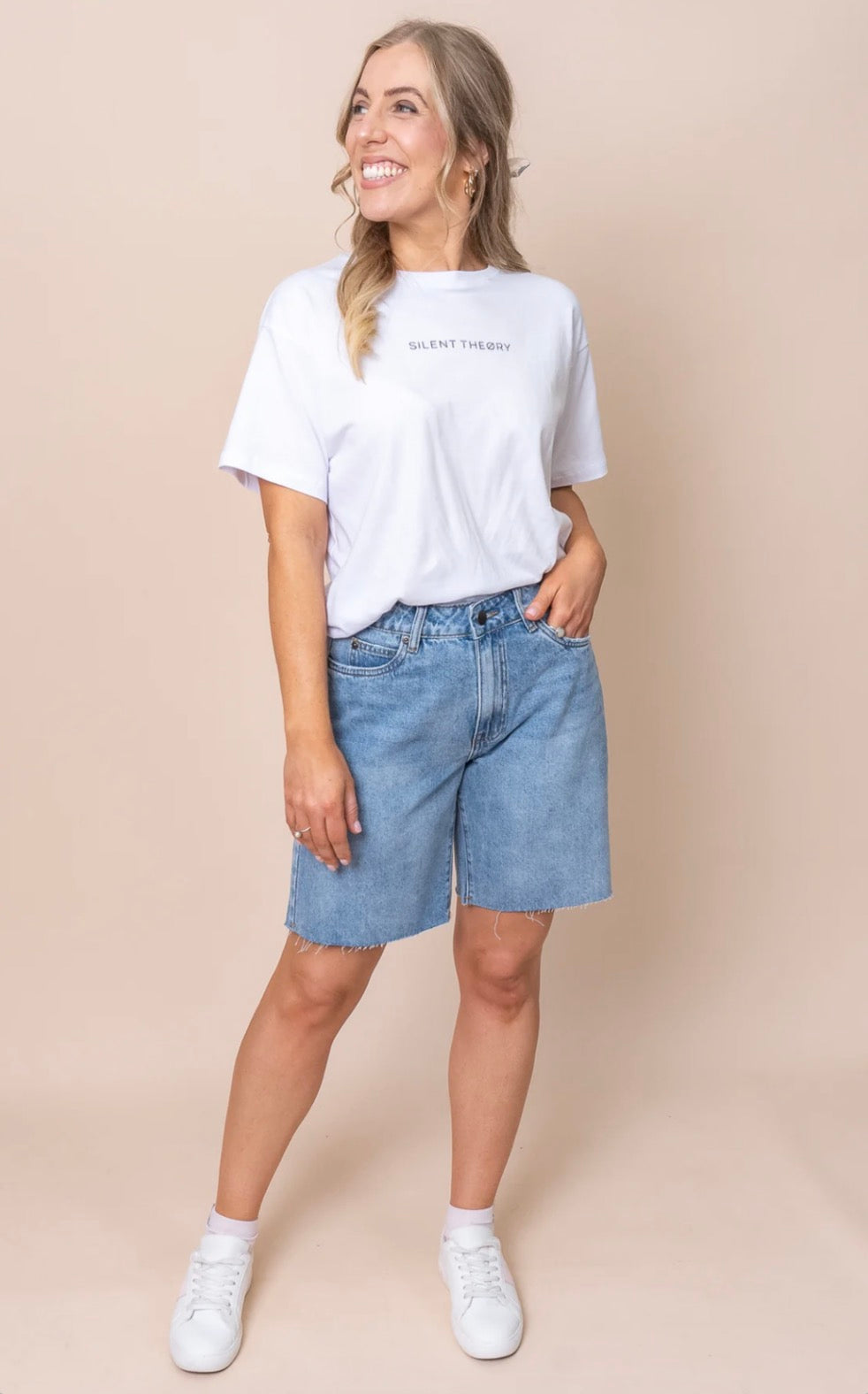 ALL ABOUT EVE - Lexie Denim Jort - Light Blue