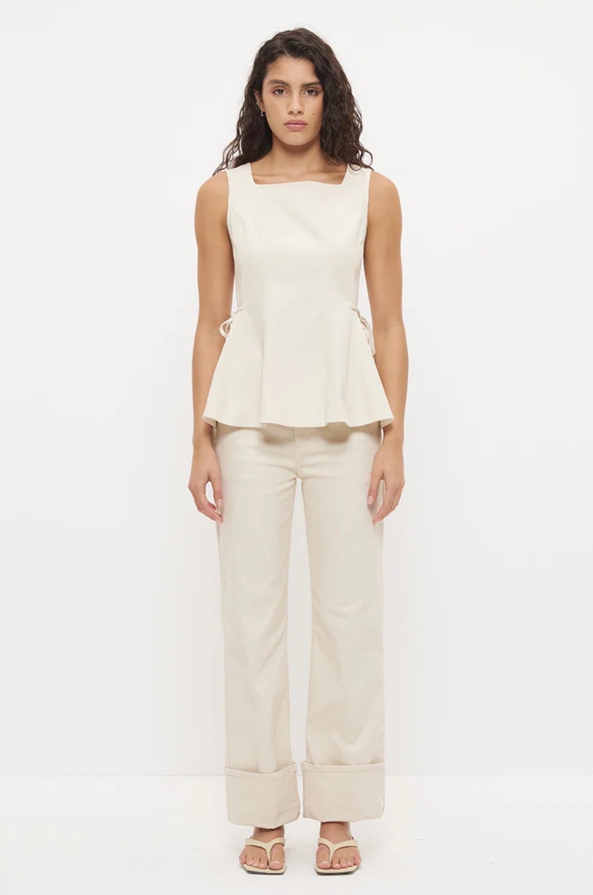 MON RENN - Hart Top - Ecru