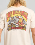 MAD HUEYS - OZ STRAYA SS TEE.  Cement