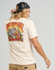 MAD HUEYS - OZ STRAYA SS TEE.  Cement