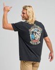 MAD HUEYS -  Frothin Shoey Tee.  Black
