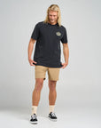 MAD HUEYS -  Frothin Shoey Tee.  Black